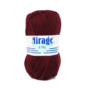 MIRAGE 4PLY BALLS – 018 MAROON